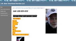 Desktop Screenshot of jbdoorservice.com