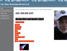 Tablet Screenshot of jbdoorservice.com